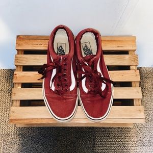 Maroon Vans